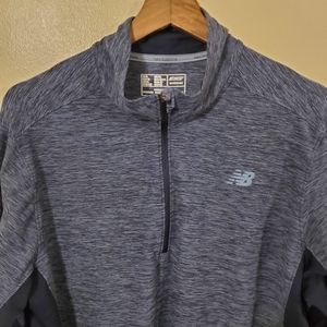 New Balance 🖤Men's Gray & Black 1/4 Zip Pullover NB Dry Athletic Size XL